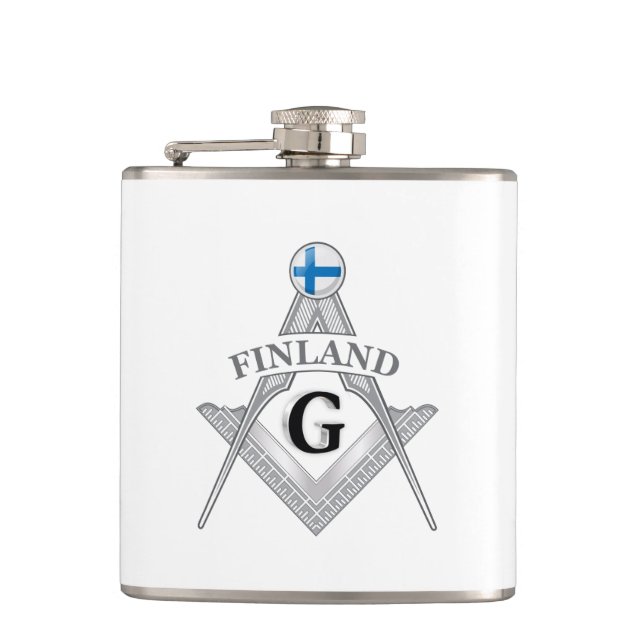 Finland frimureri tecken fickplunta (Framsidan)