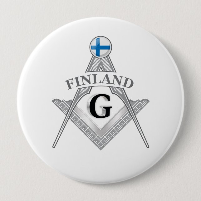 Finland frimureri tecken knapp (Framsida)