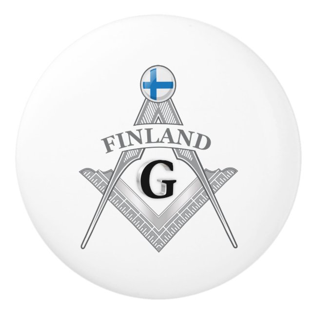 Finland frimureri tecken knopp (Framsidan)