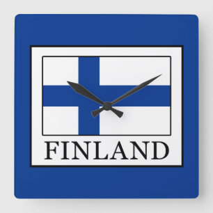 Finland Fyrkantig Klocka