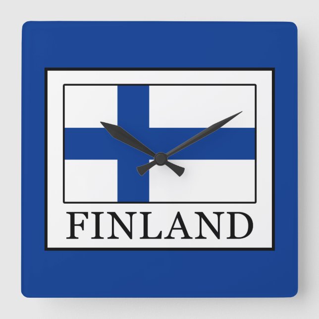 Finland Fyrkantig Klocka (Framsida)