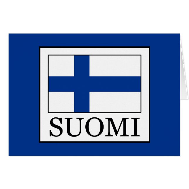 Finland Hälsningskort (Framsidan Horizontal)