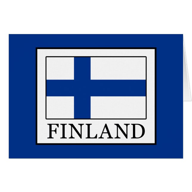 Finland Hälsningskort (Framsidan Horizontal)