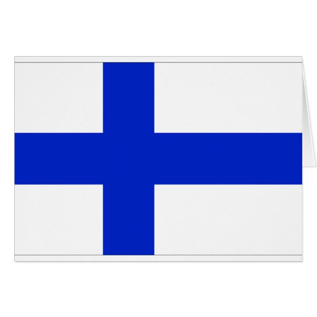 Finland Hälsningskort (Framsidan Horizontal)