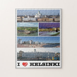 Finland - Helsingfors - Helsingfors - I Kärlek - Pussel