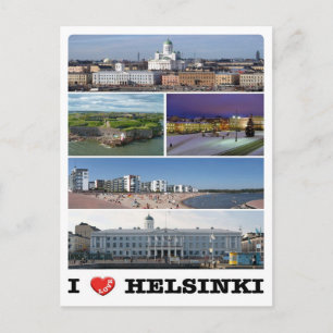 Finland - Helsingfors - Helsingfors - I Kärlek - Vykort