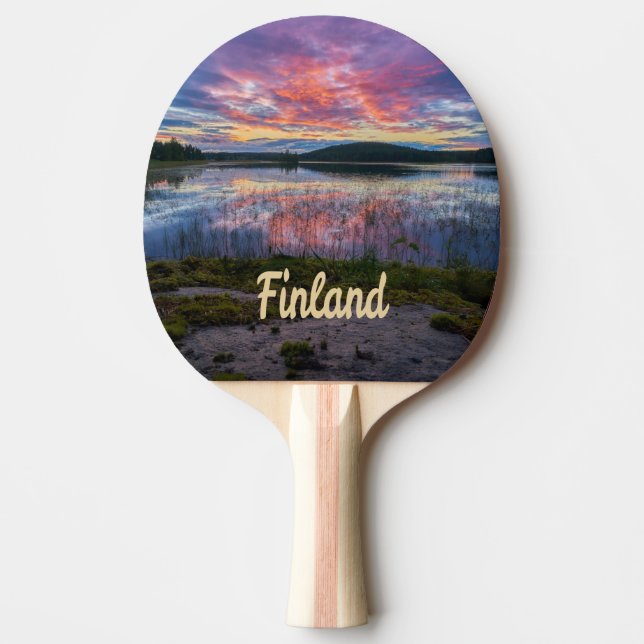 Finland Helsingfors norra Europa Pingisracket (Framsidan)