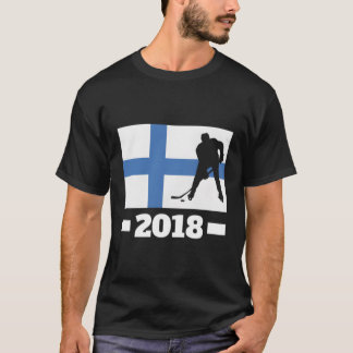 Finland Hockey Hooded T Shirt
