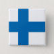 Finland högkvalitativ flagga knapp (Framsida)