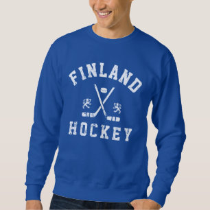 Finland Ice Hockey Lång Ärmad Tröja