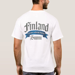 Finland Ihanaa Leijonat baksida T-shirt