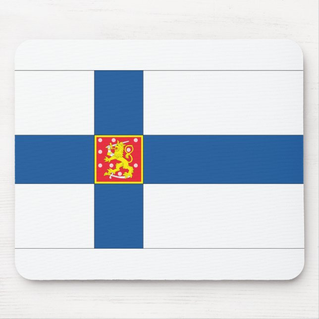 Finland Jackar Arm Flagga Musmatta (Framsidan)