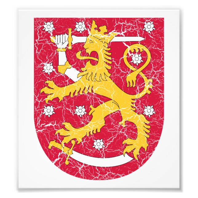 Finland Jackar Arm Fototryck (Framsidan)