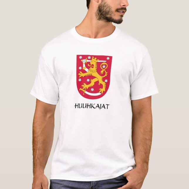 Finland Jackar Arm Huuhkajat T-Shirt (Framsida)