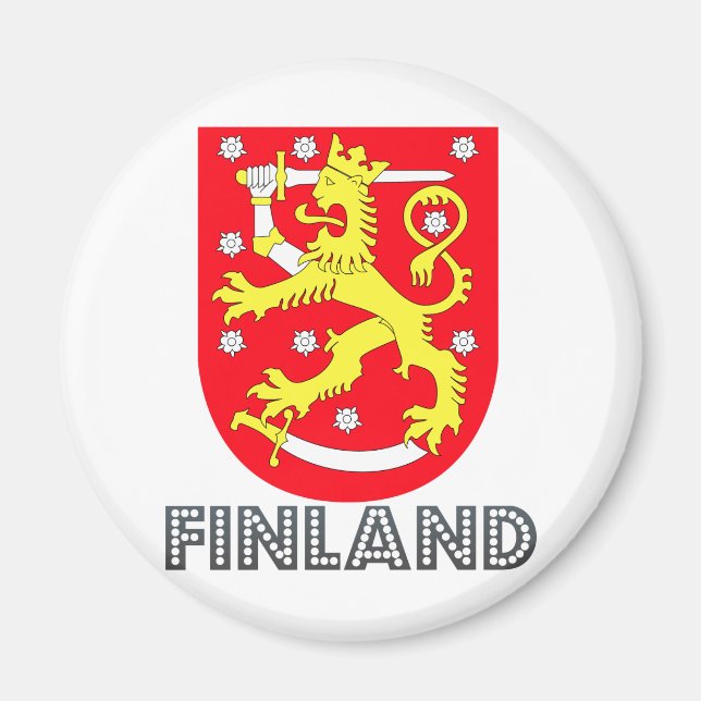 Finland Jackar Arm Magnet (Framsidan)