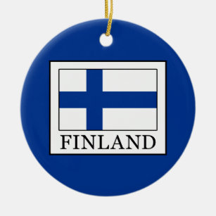 Finland Julgransprydnad Keramik