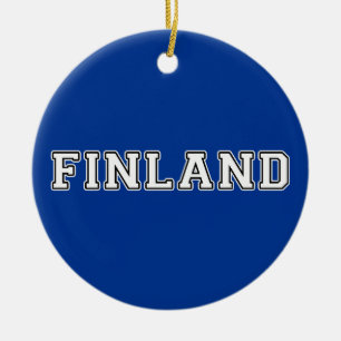 Finland Julgransprydnad Keramik