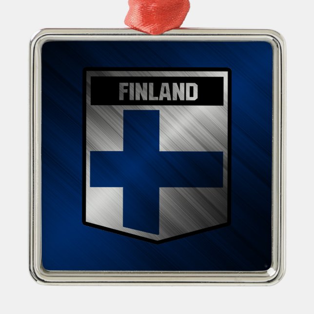 Finland Julgransprydnad Metall (Framsidan)
