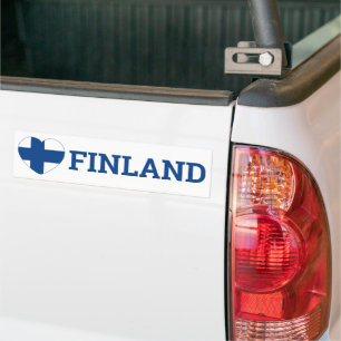 Finland Kärlek Bildekal