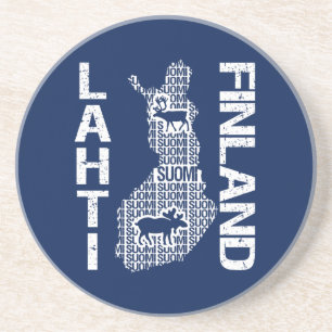 FINLAND KARTA underlägg - Lahti