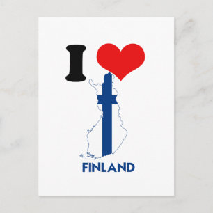 FINLAND KARTA VYKORT