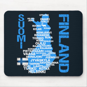 FINLAND KARTAmousepad Musmatta