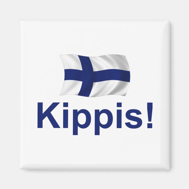 Finland Kippis! (Cheers!) Magnet (Framsidan)