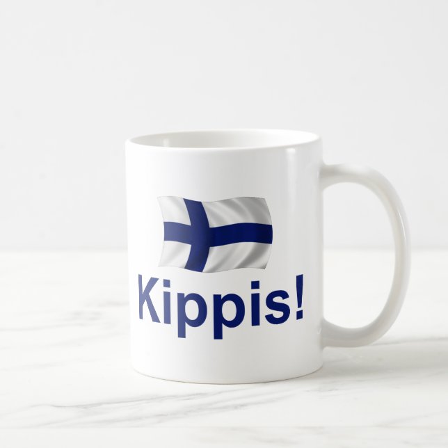 Finland Kippis! (Jubel!) Kaffemugg (Höger)