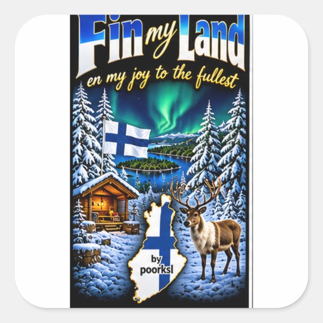 Finland Klistermärke (Framsida)