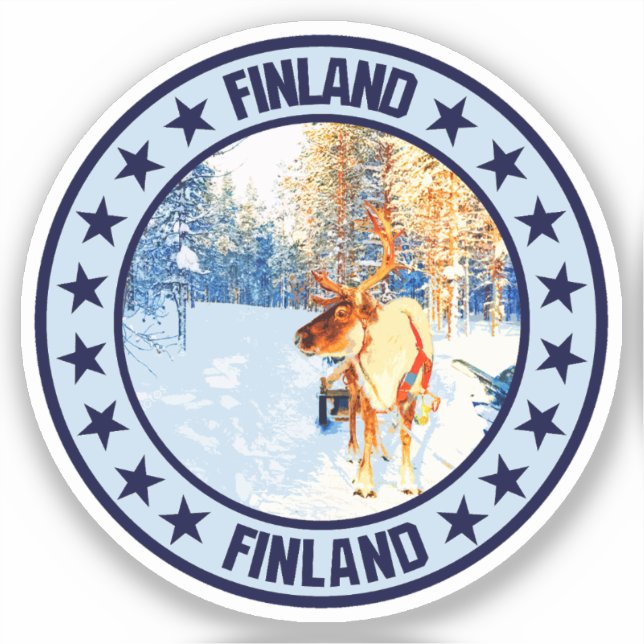 Finland Klistermärken (Framsida)