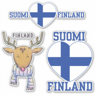 FINLAND-klistermärken Klistermärken