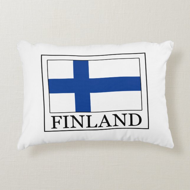 Finland kudder prydnadskudde (Framsidan)