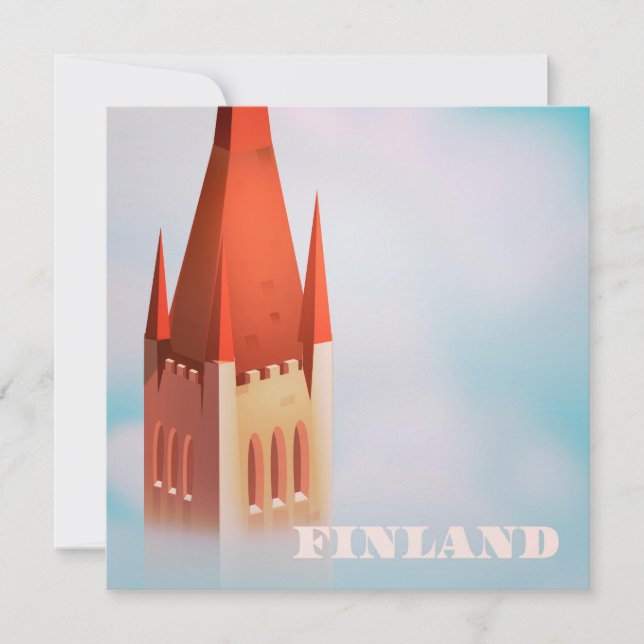 Finland kyrka resaffisch (Framsida)
