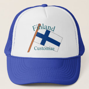 Finland Land Flagga Thunder_Cove Keps