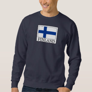 Finland Lång Ärmad Tröja