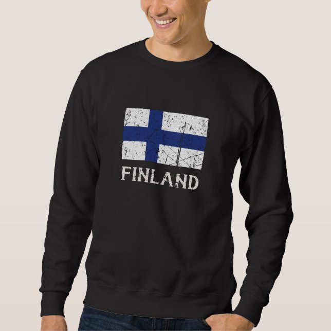 Finland Lång Ärmad Tröja (Framsida)
