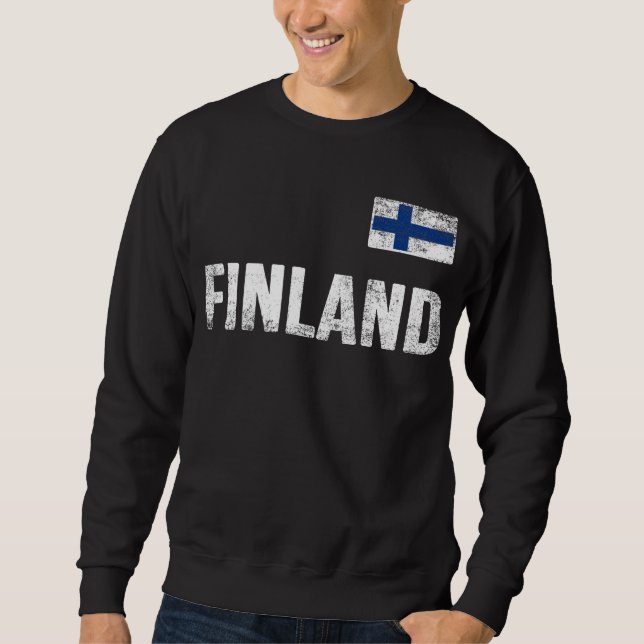 Finland Lång Ärmad Tröja (Framsida)