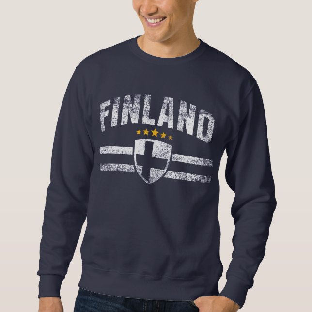 Finland Långärmad Tröja (Framsida)