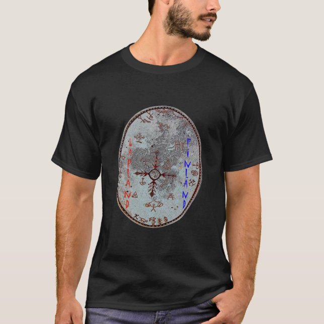 Finland Lapland T-tröja Tee Shirt (Framsida)