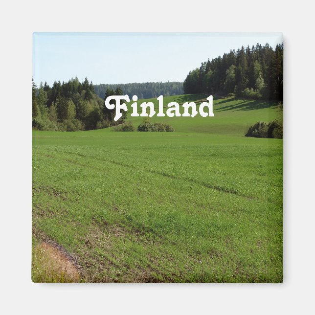 Finland liggande magnet (Framsidan)