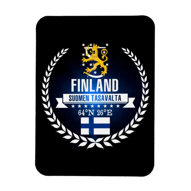 Finland Magnet (Vertikal)