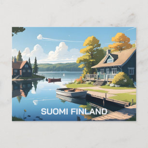 Finland Natur Illustration Vykort