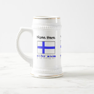 Finland och finsk flagga personlig  sejdel