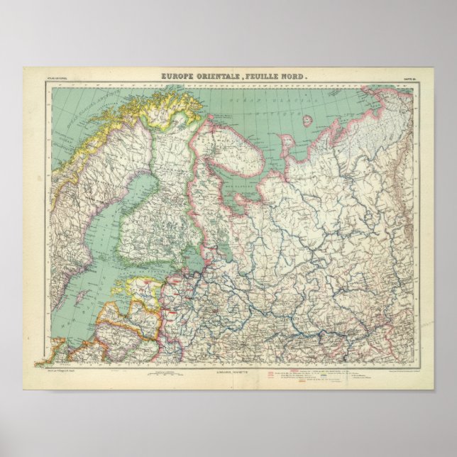Finland och Ryssland Poster (Framsidan)