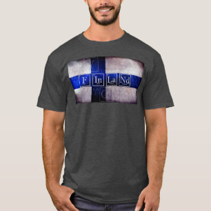 Finland periodisk bordskjorta t shirt