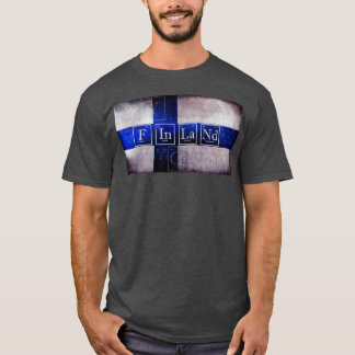 Finland periodisk bordskjorta t shirt