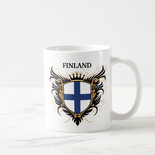 Finland [personifiera], kaffemugg (Höger)