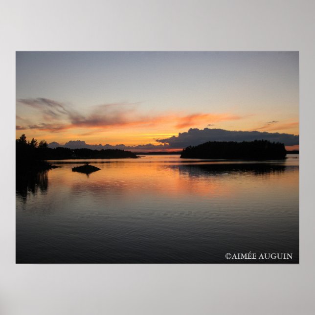 Finland Poster Midnight Sol (Framsidan)