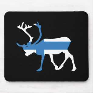 Finland ren Mousepad Musmatta