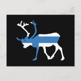 Finland Ren Postkort Vykort